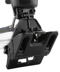 Close-up of the 4-In-1 Pneumatic 18-Gauge Flooring Nailer, Brad Nailer, and Narrow Crown Stapler base and trigger mechanism.