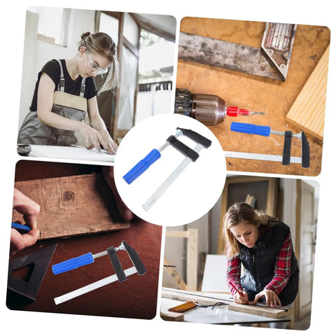 4Pcs Woodworking Clamps Set For Quick Fixing And Boss Grip Heavy Duty Carpentry Clips in use for DIY projects and crafting
