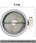 Surface Burner Element Replacement For 6 Inch Electric Range Cooktop Radiant Heating Element 1200W Replaces 316010205