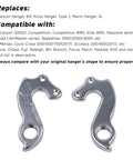 Two Pack Derailleur Hanger 58 Aluminum Dropout Replacement For MTB And Road Bicycles With Screws Compatible With Canyon Hanger Eight