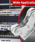 2 Inch Groove Wheel U Shaped Sliding Gate Caster used in sliding, track, and yard gates