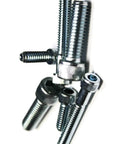 Two Hundred Piece Pack Of Half Inch By Two Inch Socket Head Cap Screws Fully Threaded Zinc Plated Pro Grade Hardware Fastener Kit