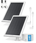 2 Pack 6W Solar Charger For Battery Powered Cameras with 13ft Cable and USB-C, compatible with Stick Up Cam and Spotlight Cam, IP68
