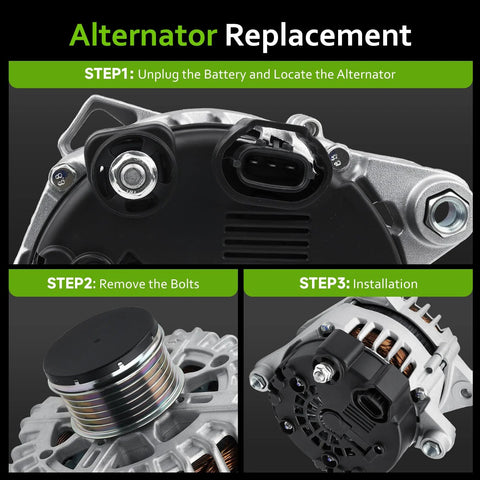 Beefy High-Output Alternator For 2012-2016 Kia Sorento Optima Sonata And Santa Fe Sport 2.0L And 2.4L steps installation