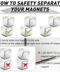 How to safely separate Heavy Duty Neodymium Magnets With Dang Strong Grip and Boss Level Rare Earth Discs.
