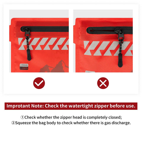 Ultralight Waterproof First Aid Kit For Hiking And Outdoor Adventures A Compact 114 Piece Medical Kit zipper instructions