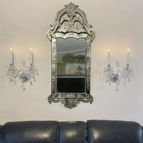 Crystal Wall Sconce Light With Double Heads And Pendant European Style Wall Lamp For Hallway And Living Room Dope Look