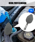 Windshield Washer Reservoir Cap Replacement 28913JK60A for Infiniti G37 Q60 Nissan 350Z 370Z installed on car engine bay