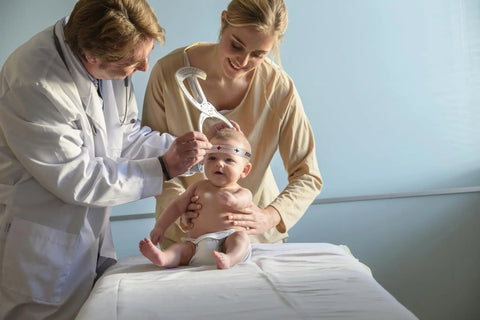 Infant Craniometer Head Shape Tool For Cranial Asymmetry Measurement, Baby Flat Head Syndrome Diagnosis And Follow Up, Plagiocephaly Assessment, Safe CE Registered Medical Device For Pediatricians And Therapists on baby head