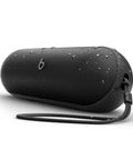 Portable Bluetooth Speaker With Up To 24 Hours Of Battery Life, Water Resistant, Apple And Android Compatible, Matte Black, close-up
