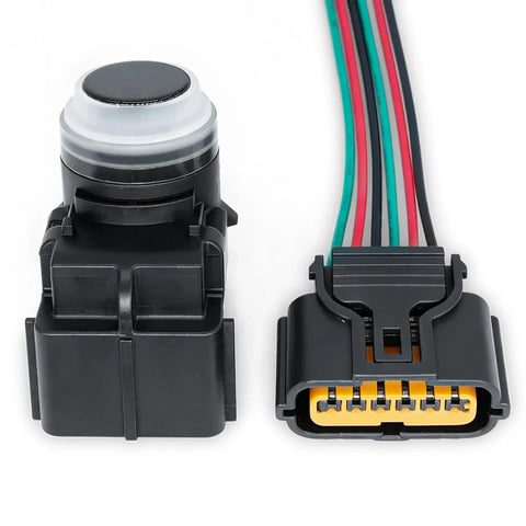 Ultrasonic Parking Sensor With Connector For Hyundai Palisade 2020 2021 2022 OEM-Grade Replacement black sensor and wiring connector