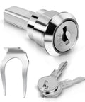 Universal Stainless Toolbox Lock Set With Keys For Cabinets And Drawers 180 Degree Rotation Unlocking Heavy Duty Iron Cabinet Hardware