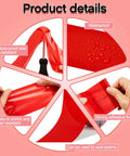 Product details showing Built Tough Red Construction Seaming Tape Three Inches Wide By Fifty Five Yards Heavy Duty Sheathing Sealant.