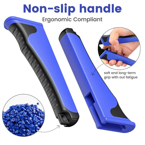 Non-slip ergonomic handle of 3 In 1 Wire Stripper Cutter And Crimping Tool for Heat Shrink Connectors and Insulated Terminals.