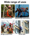 Wide range of uses for Self Retracting Lifeline For Construction On The Job Site Heavy Duty Fall Protection Yoyo Harness