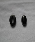 Fuchi Kashira Iron Alloy Set For Samurai Tsuka Handle Ferrule Caps 01 To 07 Dope Durable Katana Hardware two pieces on surface