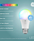 Color Changing LED Light Bulbs With Remote For A19 Standard Bulbs, No App Or WiFi Needed, 2 Pack, Dimmable And Versatile