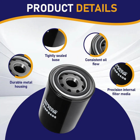 Heavy Duty Log Splitter Hydraulic Oil Filter For Mtd Troy-Bilt LS27 And Bobcat 700 720 721 Models Plus 723P0405 723-0405 120-818 6515541, Pro Grade Hydraulic Filter For Log Splitters That Delivers Clean Oil And Peak Performance