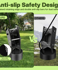 Pro Grade Well Pump Puller with POM roller featuring anti-slip safety design and removable side rails for secure use outdoors
