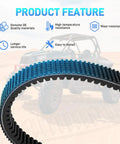 Heavy Duty No Clutch Recalibration CVT Drive Belt For Ranger XP 900 Crew Fits 2013 To 2020 Models profile view with texture detail