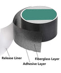 Self Adhesive Window Screen Repair Tape 5x200cm Mesh Patch For Windows And Doors showing layers and structure.