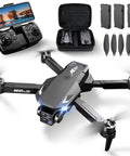 4K Camera Drone For Adults Foldable And Beginner Friendly With 3 Batteries And 36 Minute Flight Time, controller, props, black.