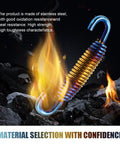 Two Pack Ride Ready Motorcycle Exhaust Springs 40mm To 60mm Universal Stainless Steel Reinforced Spring Hooks For Exhaust
