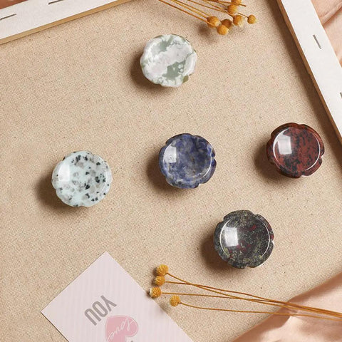 Top Quality Ten Pack Natural Quartz Geode Druzy Stone Cabinet Knobs With Gold Plated Handles For Drawers Cupboards Home Office Decor Dope Gemstone Vibes Richly Textured Real Rock Mineral Variety Set For Kitchen Pantry Bathrooms - various colors and textures displayed on fabric