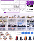 Dope Potentiometer Assortment Kit With 1K To 500K Ohms Includes Multiturn Trimmers And Single Linear High Precision Pots