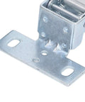 Heavy Duty Table Saw Flip Hinge with Rock Solid Electroplated Coating, showing metal hinge with spring mechanism.