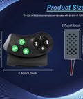 Product dimensions of Universal Bluetooth Steering Wheel Remote For Car Stereo With Hands Free Calls Music And Video