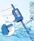 12 Inch Digital Caliper Pro Grade Shop Ready Stainless Steel IP54 Water Resistant With Large LCD Display