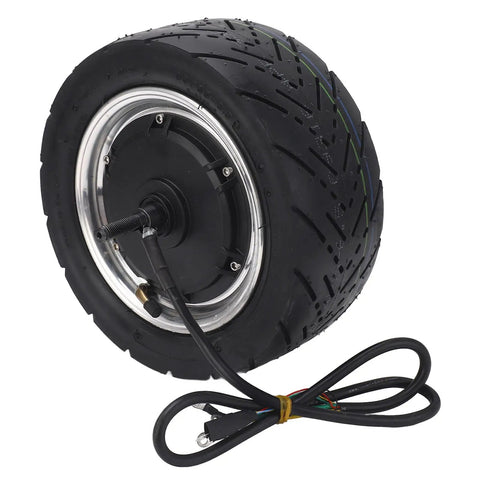 Beefed Up 11 Inch Wheel Hub Motor for Electric Motorcycle and Scooter 1500W to 4000W Brushless DC Drive 48 to 72V
