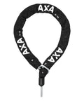 100 cm Plug-In Chain Bike Lock with 5.5 MM Hardened Steel Links, heavy duty anti-theft security chain for bicycles and scooters, AXA sleeve