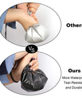 Comparison of Heavy Duty Waterproof Patio Chair Cover For Deep Seated Lounge Chairs showing water resistance.
