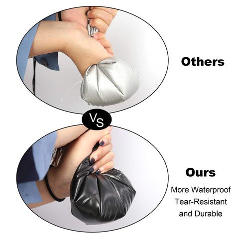 Comparison of Heavy Duty Waterproof Patio Chair Cover For Deep Seated Lounge Chairs showing water resistance.