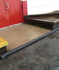 Grab And Go Flood Kit With Ten Five Foot Flood Barriers Water Activated Expands Up To Three And A Half Inches High When Wet