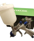 LVMP Spray Gun Pro Grade Workhorse With 1.3mm Tip And 600ml Cup Feed, Ergonomic Palm Fit Handle, Displayed With Packaging