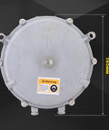 Front view of Low Pressure Gas Regulator KN 039-122 Garretson Style Converter, 165mm diameter, for Natural Gas LP Small Engines.