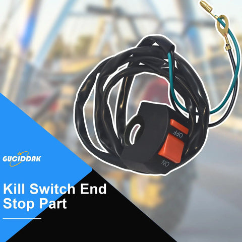 Kill Switch End Stop Part For Coleman CT200U Trail200 Trail Mini Bike 196cc Go Kart Replacement Stop Switch On Off Switch