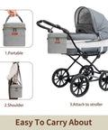 Grab And Go Insulated Breastmilk Cooler Bag Fits Four Nine Ounce Bottles Leakproof Travel Storage Keeps Milk Frosty On The Fly For Busy Moms Everywhere Today attached to a stroller.