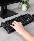 Clear Acrylic Tilted Keyboard Tray For Ergonomic Typing, Keyboard Stand With Silicone Anti Slip Strip, 17 By 5.7 Inch Keyboard Tray