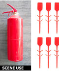 Top Grade 2000 Pack Fire Extinguisher Tamper Seals Plastic Safety Lock Pins Red Security Zip Ties For Office Industrial Equipment Management Heat Resistant Universal Fit with fire extinguisher.