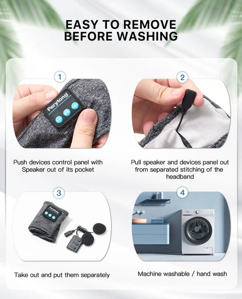 Removal instructions for Comfy Sleep Headphones Wireless Headband With Bluetooth 5 Point 4 And Ultra Thin HD Stereo Speakers