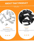 Fifty Pack Of Heavy Duty Furniture Connectors Slick Black Cam Lock Fasteners For Dead Simple Cabinet And Wardrobe Panel Assembly Built Tough With Galvanized Finish For No Sweat Office Fixtures And Home Joinery, showcasing cam bolts made of manganese steel.
