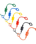 Hydraulic Hose Dust Caps And Plugs Kit Half Inch ISO A Quick Disconnects With Retention Ring Six Color Set for tractor use
