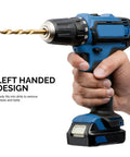 Cordless drill with Left Hand Drill Bit Set With Titanium Nitride Coating For High Speed Steel Reverse Twist Bits