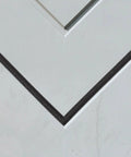 Premium Heavy Duty Black Foam Backer Rod Expansion Joint Fillers Caulk Saver Sealant Strips installed in corner gap.