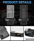 Heavy Duty Mass Air Flow Sensor Meter Replacement 22680 7S000, showing detailed views, 5 pins, and housing for installation in vehicles.