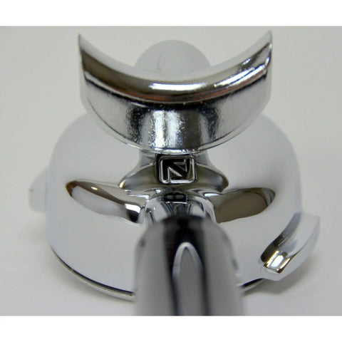 Standard Portafilter Complete 2 Spout 98005022 For Aurelia Appia Musica Espresso Machines, silver finish